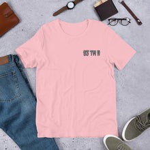 Load image into Gallery viewer, 93 TM 11 Short-Sleeve T-Shirt ( Grey Letters & Black Outline )