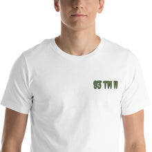 Load image into Gallery viewer, 93 TM 11 Short-Sleeve T-Shirt ( Green Letters & Black Outline )