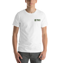 Load image into Gallery viewer, 93 TM 11 Short-Sleeve T-Shirt ( Green Letters & Black Outline )