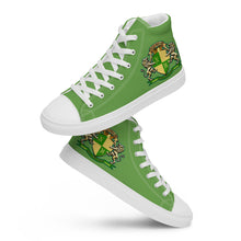 Load image into Gallery viewer, Women’s High Top Canvas Shoes (Crest)