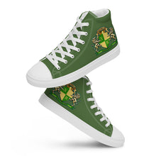 Load image into Gallery viewer, Women’s High Top Canvas Shoes (Crest)