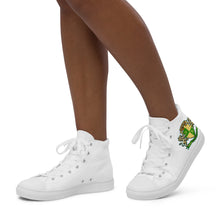 Load image into Gallery viewer, Women’s High Top Canvas Shoes (Crest)