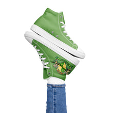 Load image into Gallery viewer, Women’s High Top Canvas Shoes (Crest)