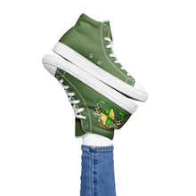 Load image into Gallery viewer, Women’s High Top Canvas Shoes (Crest)