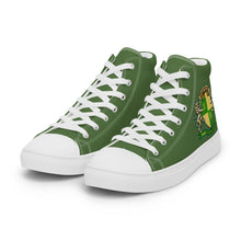 Load image into Gallery viewer, Women’s High Top Canvas Shoes (Crest)