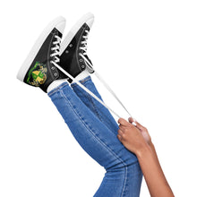 Load image into Gallery viewer, Women’s High Top Canvas Shoes (Crest)