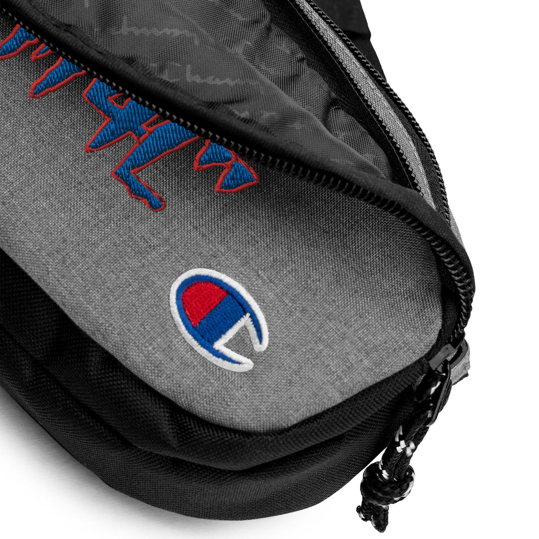 TM4L Champion Fanny Pack ON SALE ( Royal Blue Letters & Red Outline )