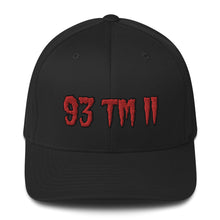 Load image into Gallery viewer, 93 TM 11 Fitted Hat ( Red Letters &amp; Black Outline )

