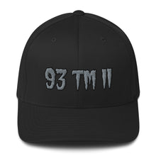 Load image into Gallery viewer, 93 TM 11 Fitted Hat ( Grey Letters &amp; Black Outline )
