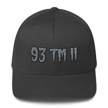 Load image into Gallery viewer, 93 TM 11 Fitted Hat ( Grey Letters &amp; Black Outline )
