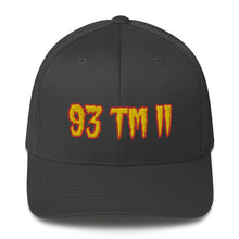 Load image into Gallery viewer, 93 TM 11 Fitted Hat ( Gold Letters &amp; Red Outline )
