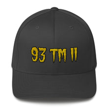 Load image into Gallery viewer, 93 TM 11 Fitted Hat ( Gold Letters &amp; Black Outline )
