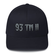 Load image into Gallery viewer, 93 TM 11 Fitted Hat ( Grey Letters &amp; Black Outline )
