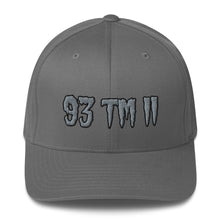 Load image into Gallery viewer, 93 TM 11 Fitted Hat ( Grey Letters &amp; Black Outline )
