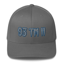 Load image into Gallery viewer, 93 TM 11 Fitted Hat ( Grey Letters &amp; Blue Outline )

