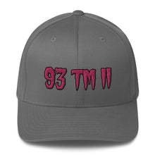 Load image into Gallery viewer, 93 TM 11 Fitted Hat ( Pink Letters &amp; Black Outline )
