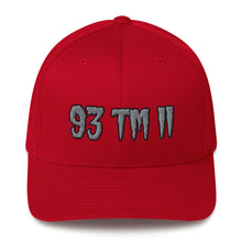 Load image into Gallery viewer, 93 TM 11 Fitted Hat ( Grey Letters &amp; Black Outline )
