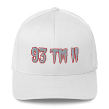 Load image into Gallery viewer, 93 TM 11 Fitted Hat ( Grey Letters &amp; Red Outline )
