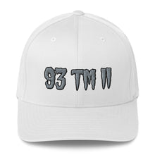 Load image into Gallery viewer, 93 TM 11 Fitted Hat ( Grey Letters &amp; Black Outline )

