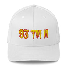 Load image into Gallery viewer, 93 TM 11 Fitted Hat ( Gold Letters &amp; Red Outline )
