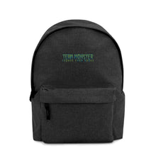 Load image into Gallery viewer, Embroidered Backpack (Team Monster)
