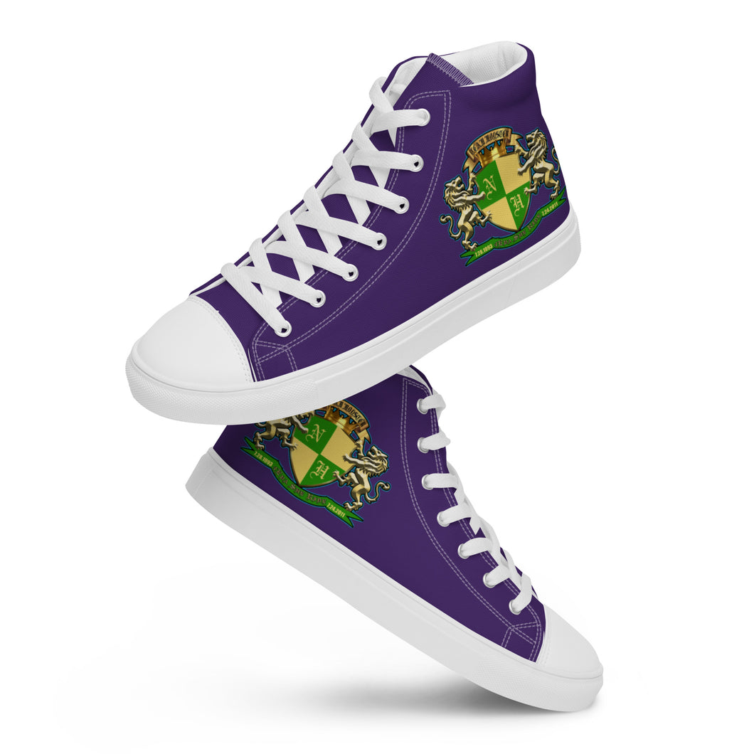 Men’s High Top Canvas Shoes (Crest)