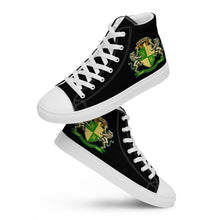 Load image into Gallery viewer, Men’s High Top Canvas Shoes (Crest)
