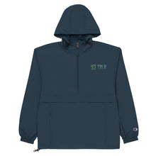 Load image into Gallery viewer, 93 TM 11 Wind Breaker ( Green Letters &amp; Blue Outline )
