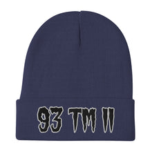 Load image into Gallery viewer, 93 TM 11 Beanie ( Black Letters &amp; White Outline )
