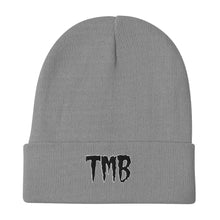 Load image into Gallery viewer, TMB Beanie ( Black Letters &amp; White Outline )
