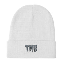 Load image into Gallery viewer, TMB Beanie ( Grey Letters &amp; Black Outline )
