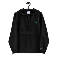 Load image into Gallery viewer, TM Wind Breaker ( Green Letters &amp; Blue Outline )
