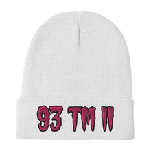 Load image into Gallery viewer, 93 TM 11 Beanie ( Pink Letters &amp; Black Outline )
