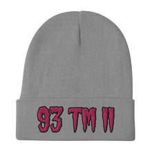 Load image into Gallery viewer, 93 TM 11 Beanie ( Pink Letters &amp; Black Outline )
