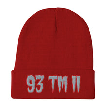 Load image into Gallery viewer, 93 TM 11 Beanie ( Grey Letters &amp; Red Outline )
