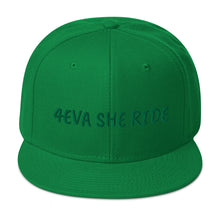 Load image into Gallery viewer, 4eva She Ride Snapback Hat
