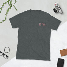 Load image into Gallery viewer, 93 TM 11 Softstyle T-Shirt ( Grey Letters &amp; Red Outline )
