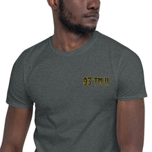 Load image into Gallery viewer, 93 TM 11 Softstyle T-Shirt ( Black Letters &amp; Gold Outline )
