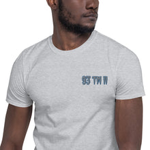 Load image into Gallery viewer, 93 TM 11 Softstyle T-Shirt ( Grey Letters &amp; Blue Outline )
