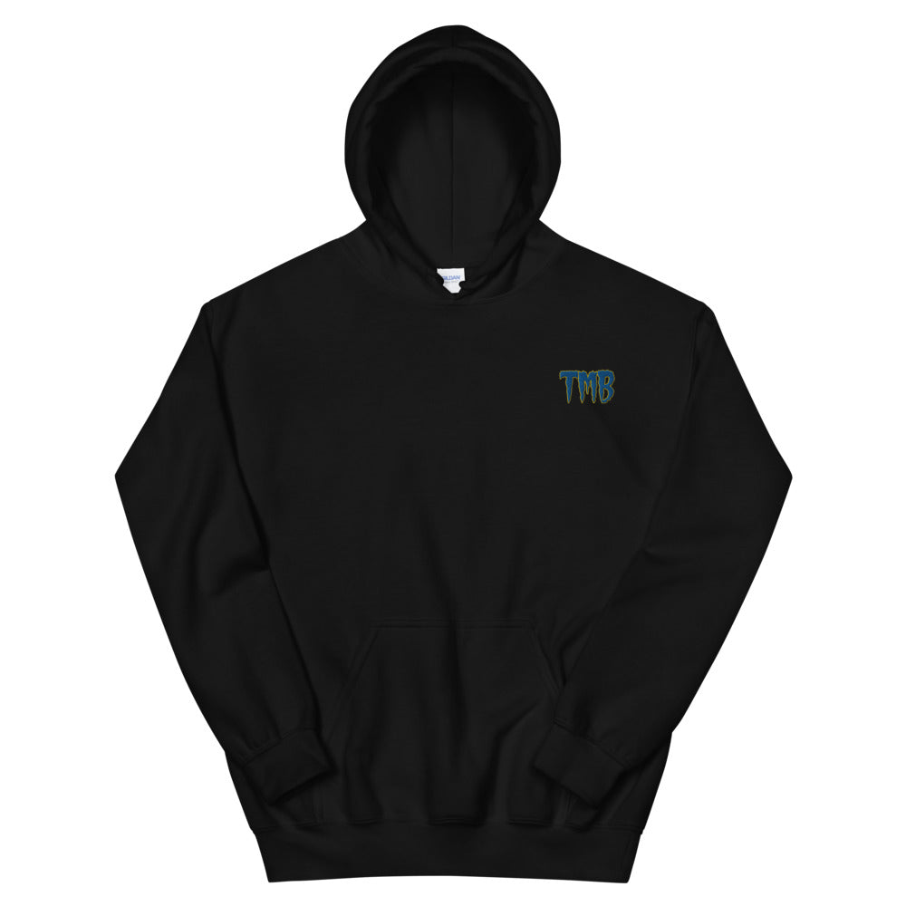 TMB Hoodie ( Blue Letters & Yellow Outline )