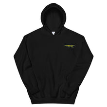 Load image into Gallery viewer, TM4L Hoodie ( Yellow Letters &amp; Blue Outline )
