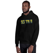Load image into Gallery viewer, BIG 93 TM 11 Hoodie (Yellow Letters &amp; Powder Blue Outline)
