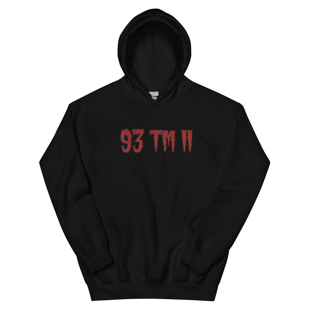 BIG 93 TM 11 Hoodie (Red Letters & Black Outline)