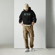 Load image into Gallery viewer, BIG 93 TM 11 Hoodie (Powder Blue Letters &amp; Gold Outline)
