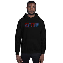 Load image into Gallery viewer, BIG 93 TM 11 Hoodie (Maroon Letters &amp; Powder Blue Outline)

