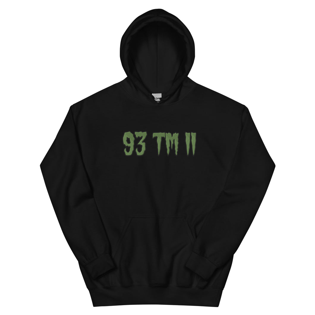 BIG 93 TM 11 Hoodie (Green Letters & Black Outline)