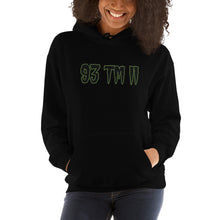 Load image into Gallery viewer, BIG 93 TM 11 Hoodie (Black Letters &amp; Green Outline)
