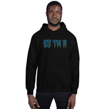 Load image into Gallery viewer, BIG 93 TM 11 Hoodie (Blue Letters &amp; Green Outline)
