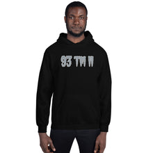 Load image into Gallery viewer, BIG 93 TM 11 Hoodie (Grey Letters &amp; White Outline)
