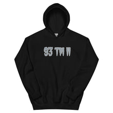 Load image into Gallery viewer, BIG 93 TM 11 Hoodie (Grey Letters &amp; White Outline)
